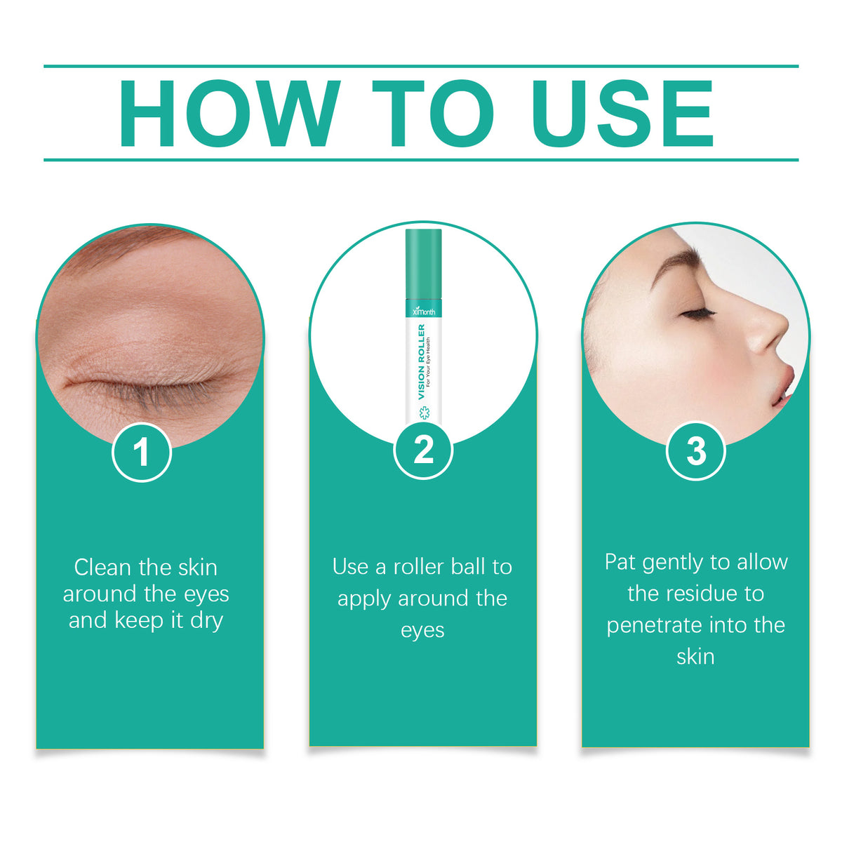 Ximonth Vision Enhance Roller – Eye Health Relief Remedy.
