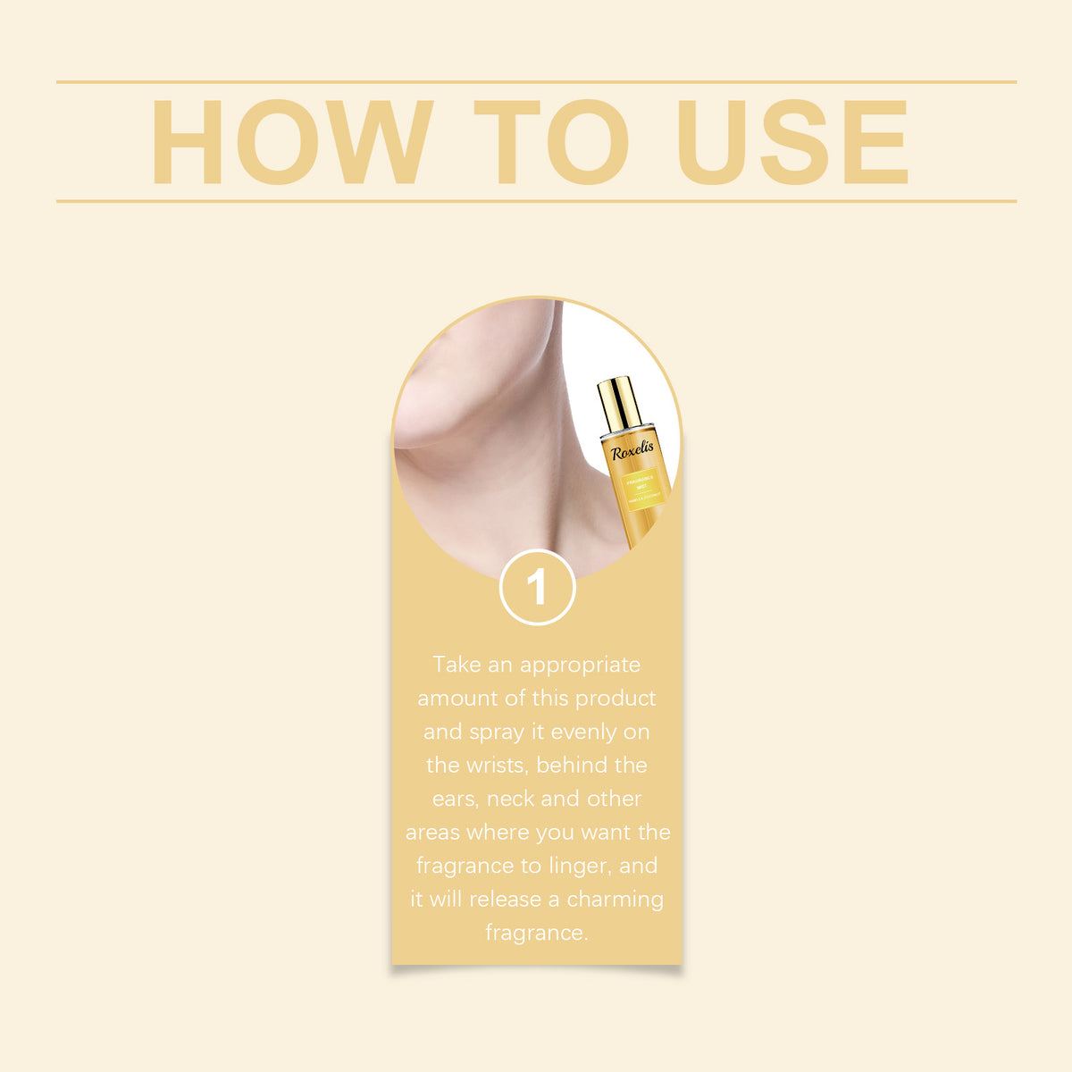 Roxelis Vanilla Coconut Body Spray.