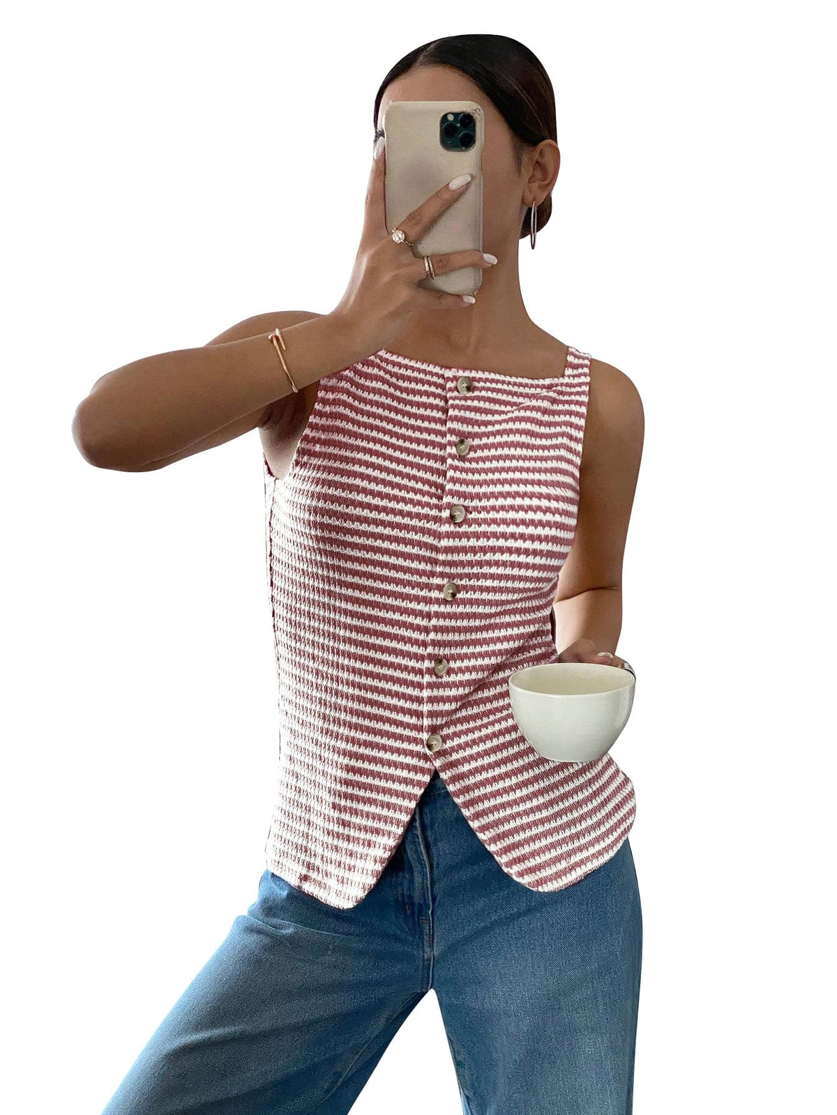 Women's Sleeveless Camisole Top.