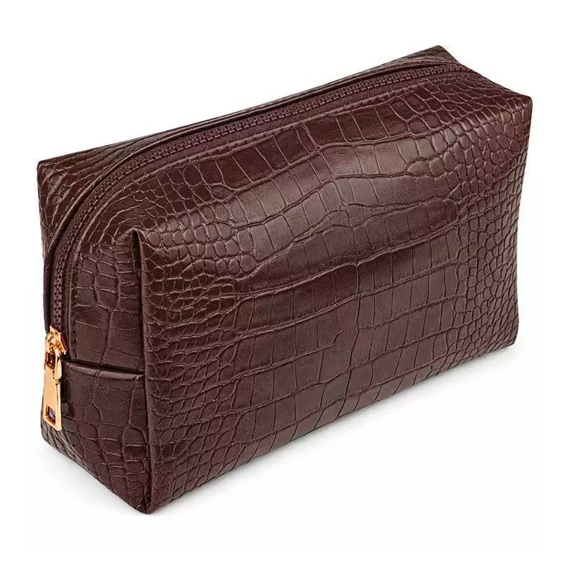 Custom-Made, Ships in 2-3 Days Makeup Bag Crocodile Storage Bag