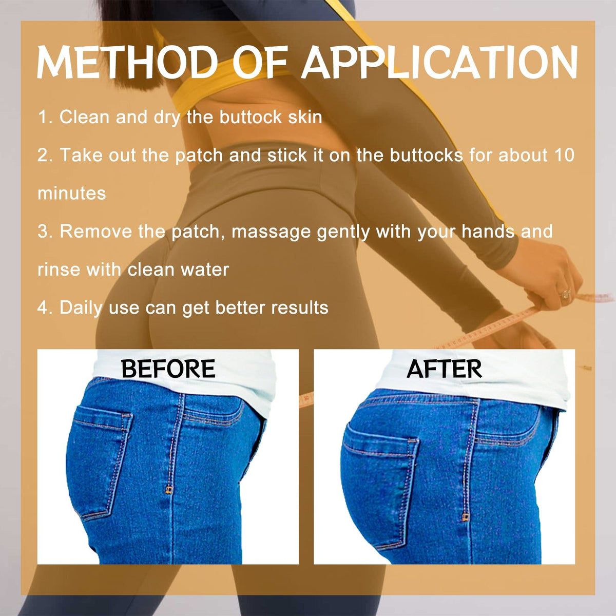 West&Month Collagen Butt Lift And Buttocks Firming Skin, Hip Lift And Peach Butt Lift