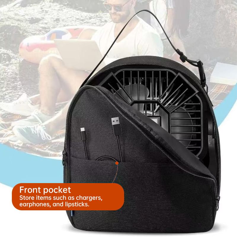 Camping Fan Carry Bag, Portable Fan Storage Pouch, Outdoor Fan Protector Cover.