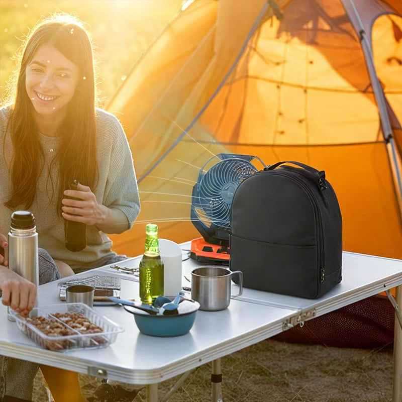 Camping Fan Carry Bag, Portable Fan Storage Pouch, Outdoor Fan Protector Cover.