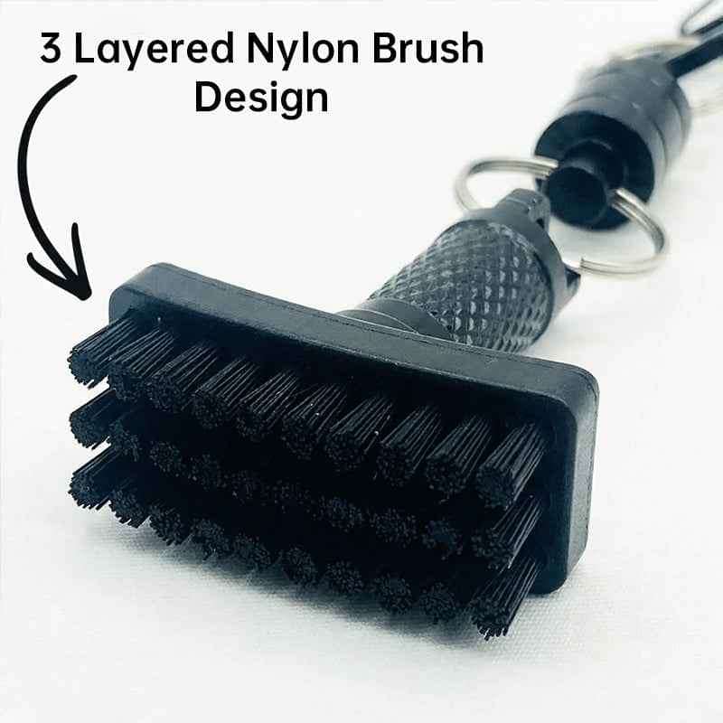 Magnetic Golf Club Brush with Groove Cleaner.