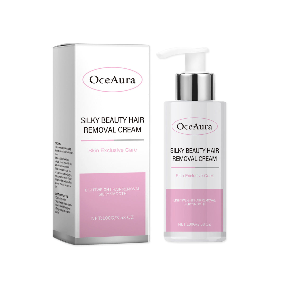 Oceaura Silky Hair Removal Cream For Women Armpit Hair