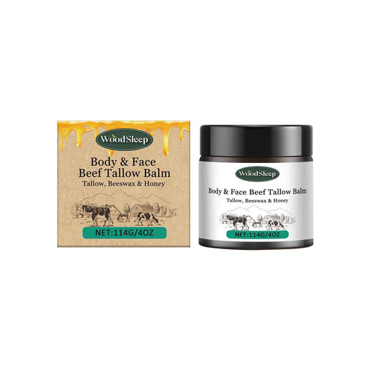 WoodSleep Beef Tallow Body & Face Balm – Deep Skin Nourishment.