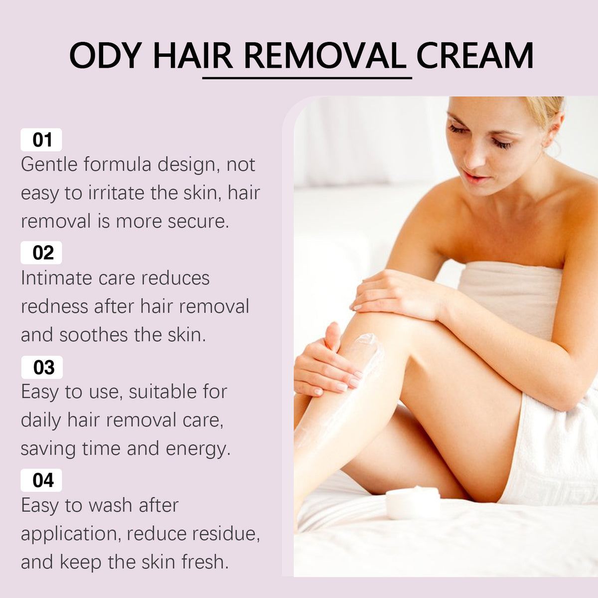 OceAura Gentle Body Hair Removal Cream.