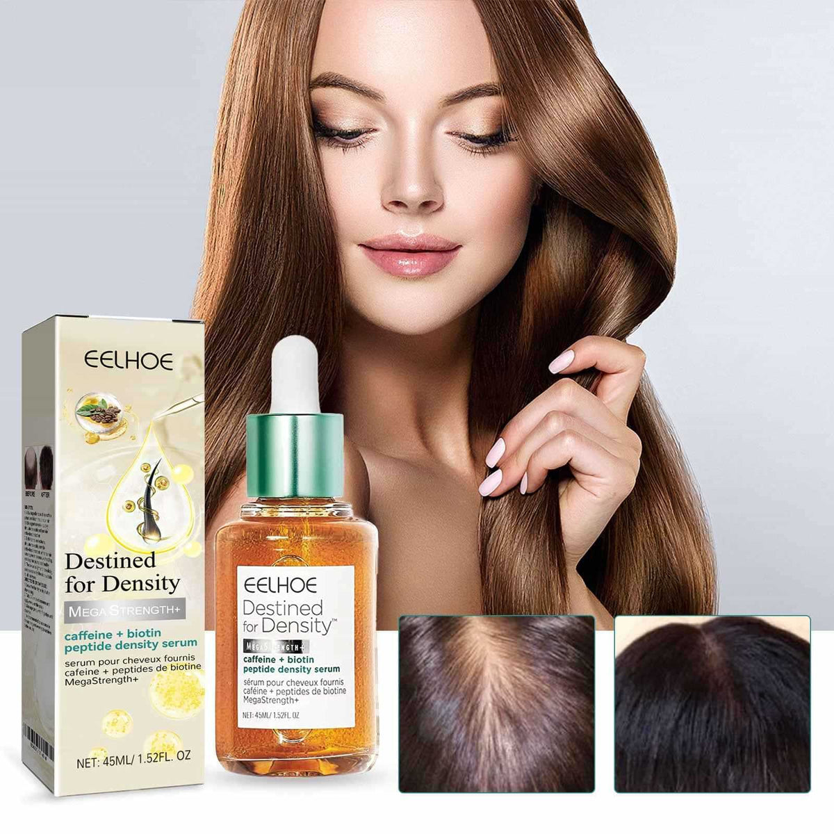 EELHOE Destined for Density Hair Serum – Caffeine & Biotin Peptide.