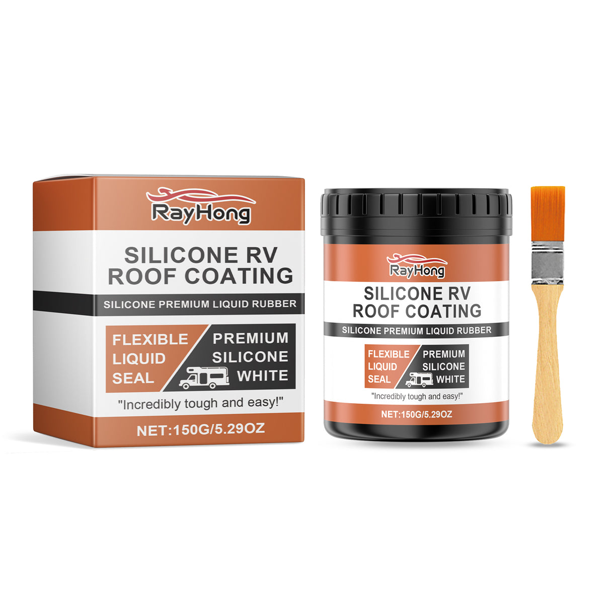 Silicone Rv Roof Paint, Rv Roof Repair Wood Paint Leak Sealant