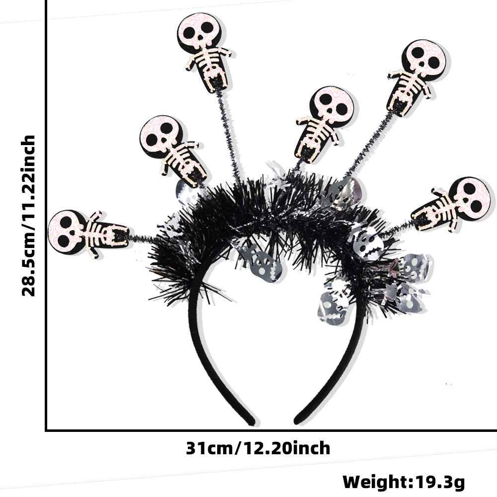 Halloween Costume Headbands – 8 Styles (Skulls, Spiders, Pumpkins & More).