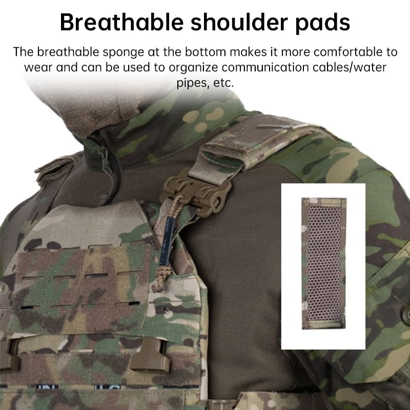 Tactical Plate Carrier Vest – MOLLE SS Style.