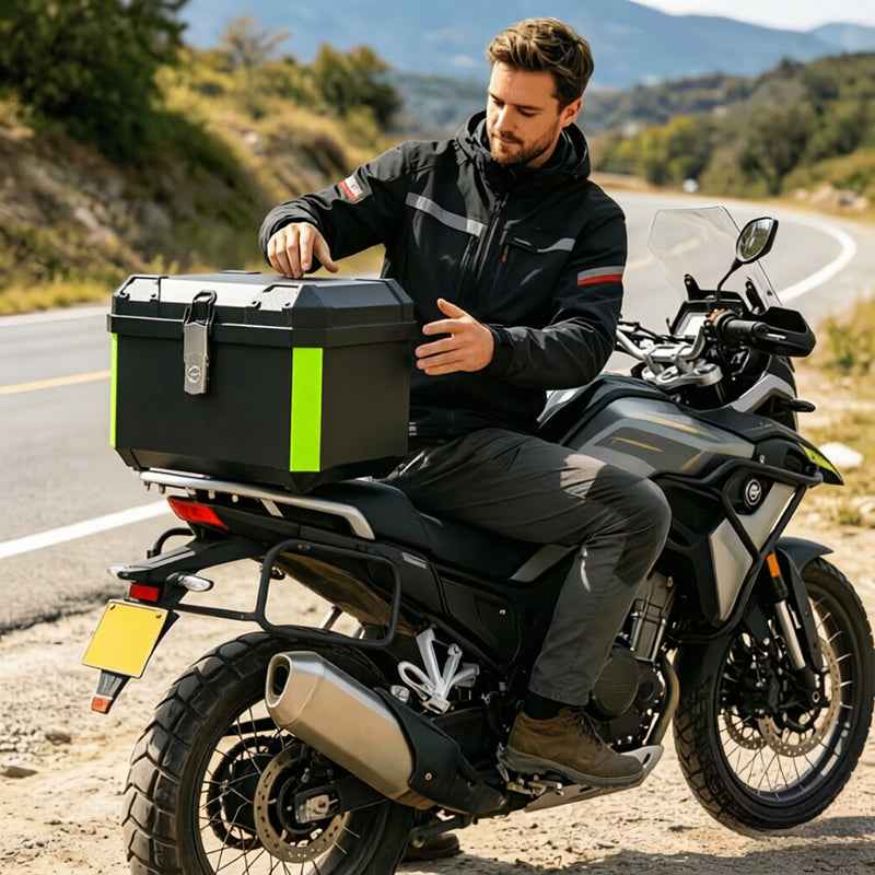 45L/55L Motorcycle Top Case with Quick Release.
