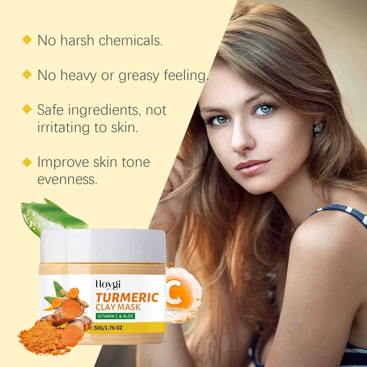 Turmeric Clay Face Mask.