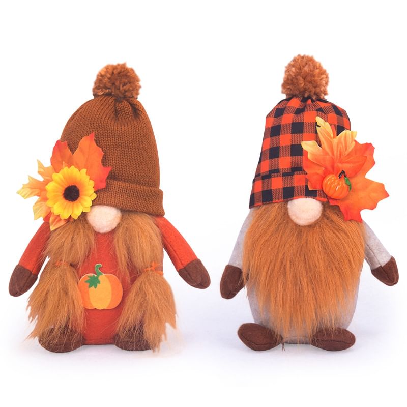 Halloween Harvest Faceless Dwarf Figurine.
