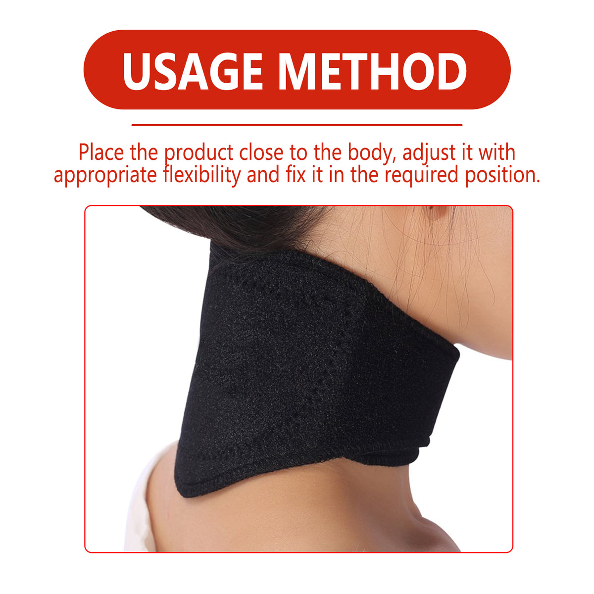 Self-Heating Shoulder & Neck Compress Band – Muscle & Joint Relief.