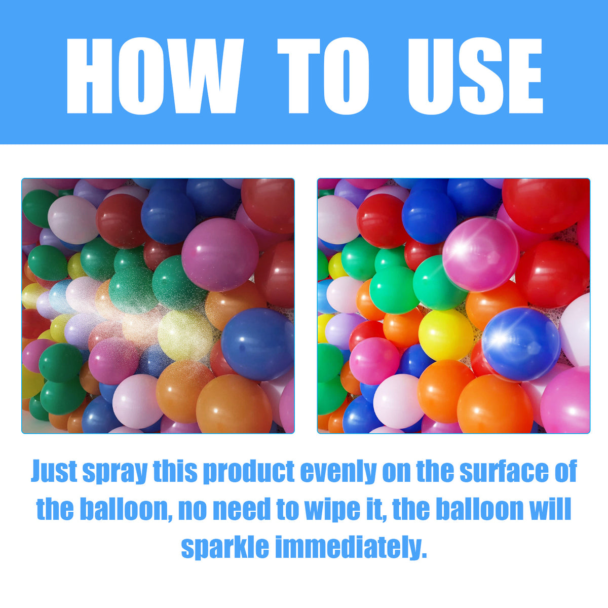 Balloon Shiny Spray, Anti-Oxidation To Maintain The Brightness Of The Balloon Surface Scene Decoration Supplies.