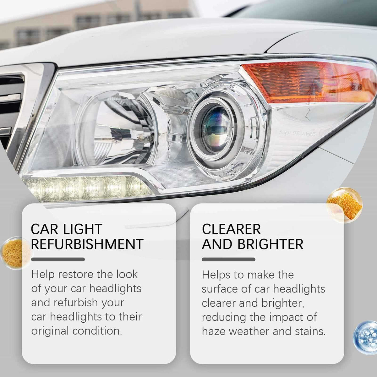 Car Headlight Restoration Kit.