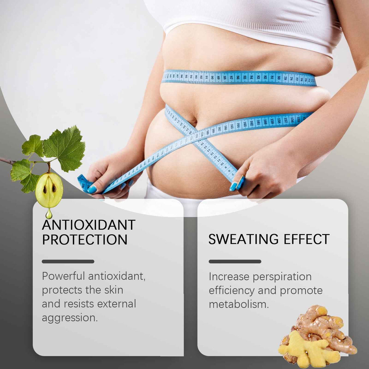 EELHOE Hot Sweat Ball Gel Stick – Thermogenic Firming & Sweat Enhancer.