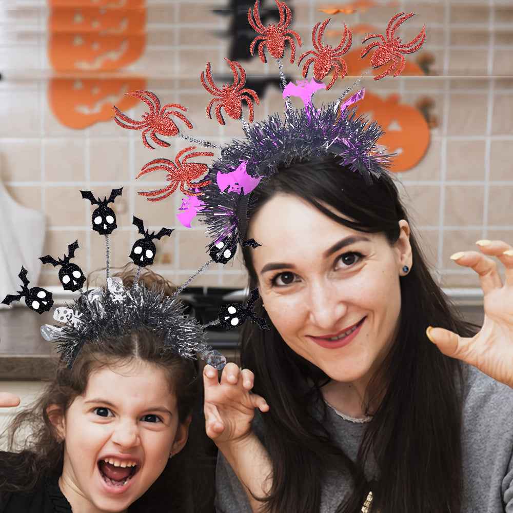 Halloween Costume Headbands – 8 Styles (Skulls, Spiders, Pumpkins & More).