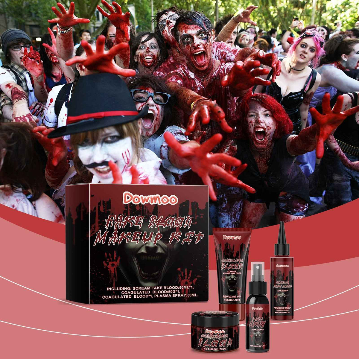 Halloween Costume Set To Create A Festive Atmosphere Effect Props Entertainment Spoofing Costume Party Supplies.