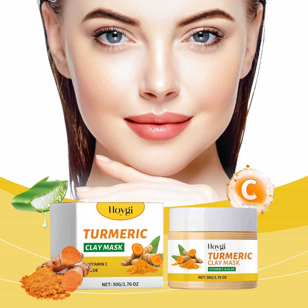 Turmeric Clay Face Mask.
