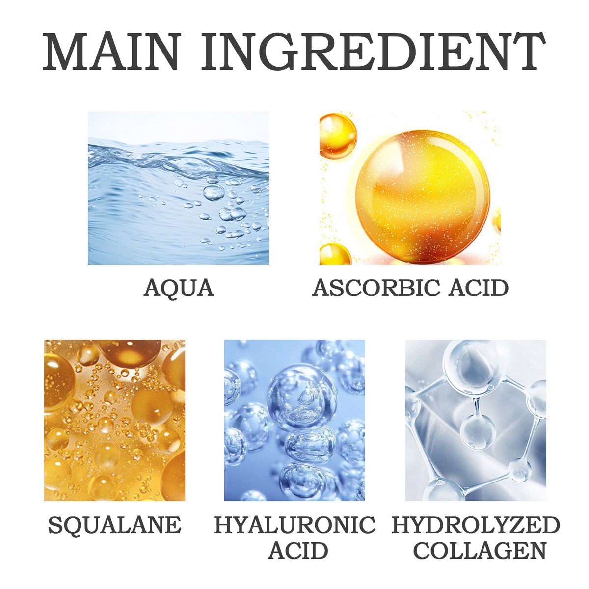 OUHOE Anti-Wrinkle Serum, Firming Facial Skin, Lightening Fine Lines, Lifting Hair Lines, Brightening Skin Essence.