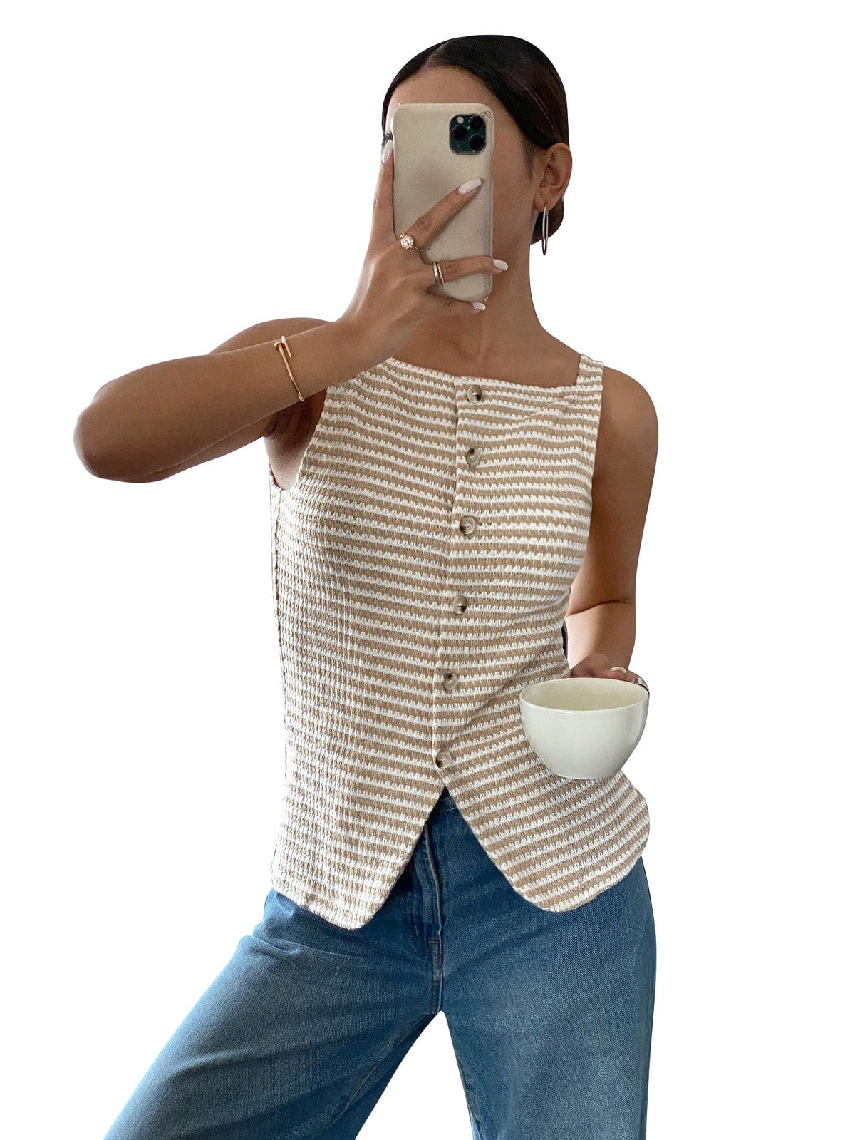 Women's Sleeveless Camisole Top.