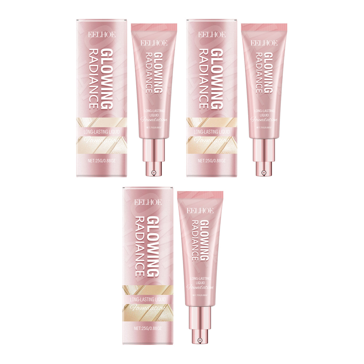 EELHOE Glowing Radiance Long-Lasting Liquid Foundation – 25g.