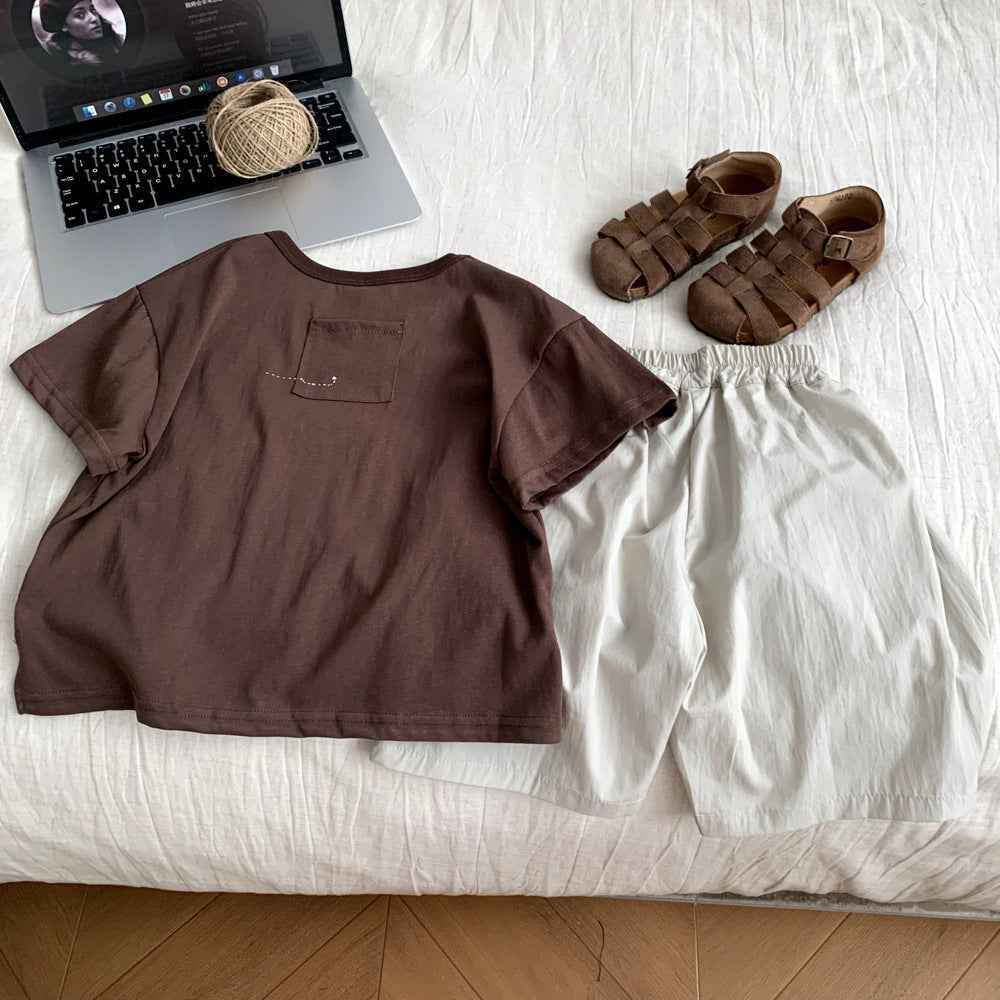 Summer Thin Two-Piece Sportswear Set.
