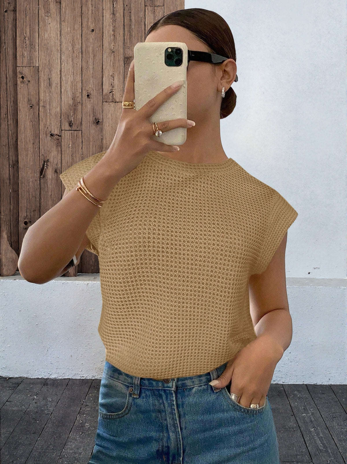 Sky Stripe Cotton Tee