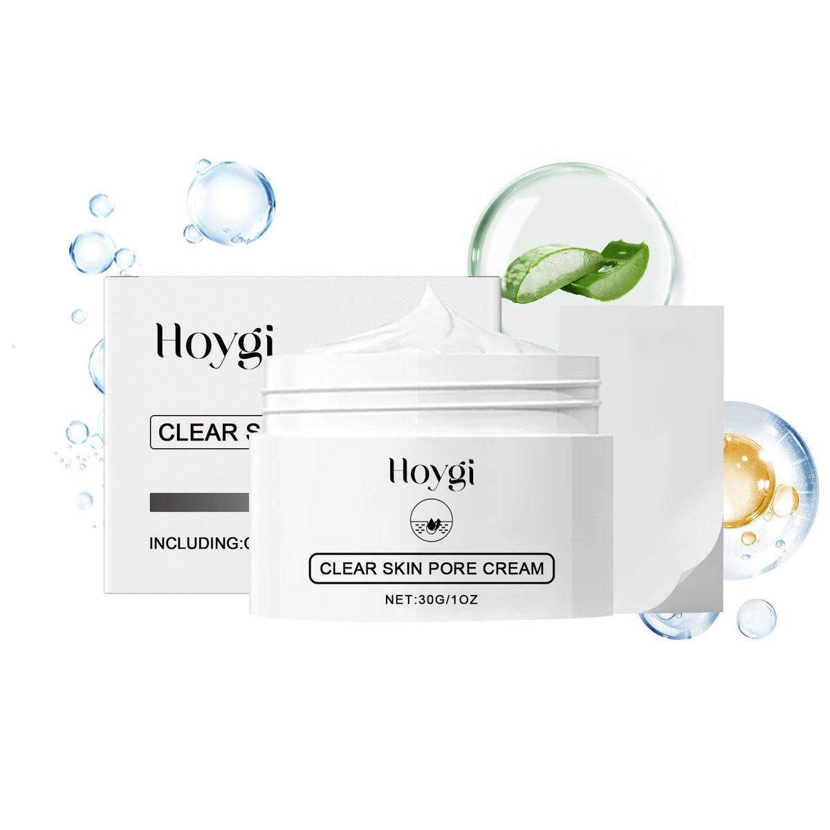 Hoygi Clear Skin Pore Cream – Deep Cleansing & Pore Minimizing (30g).