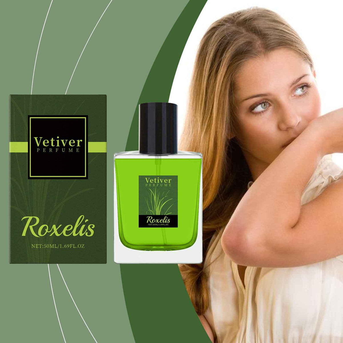 Vetiver Fresh Portable Everyday Perfume.