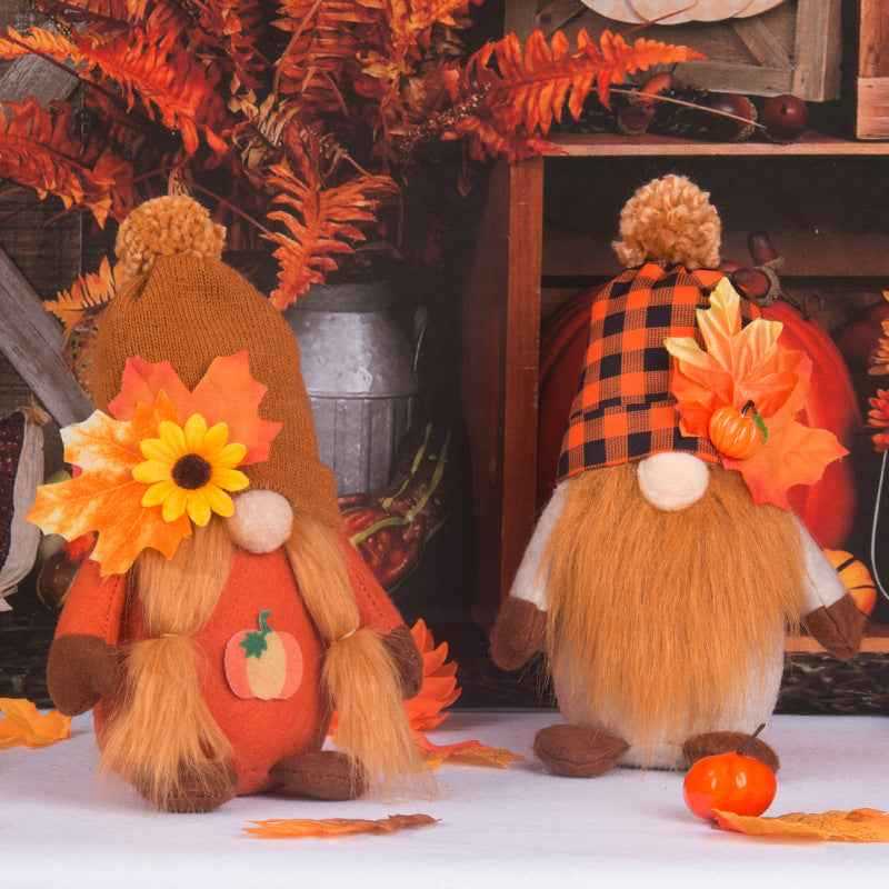 Halloween Harvest Faceless Dwarf Figurine.