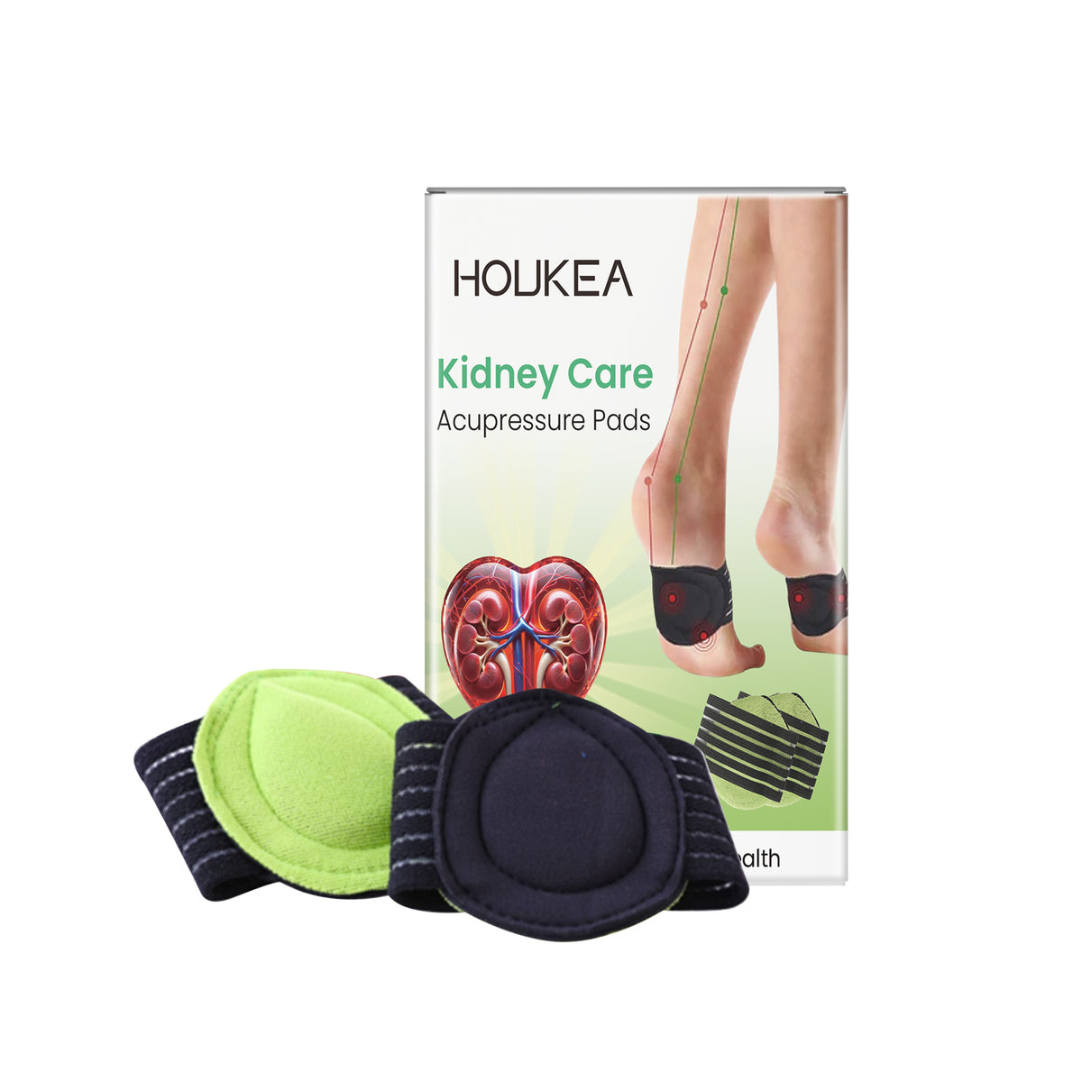 HouKea Kidney Care Acupressure Foot Pads.