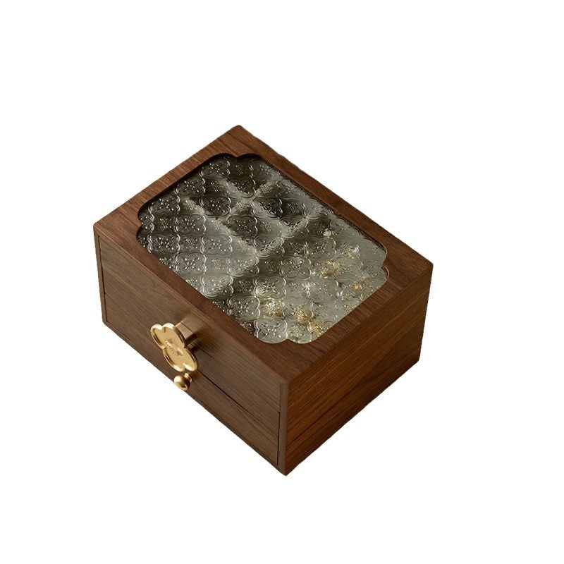 Glass storage box
