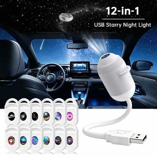 5D Galaxy & Ocean LED Night Light Projector.