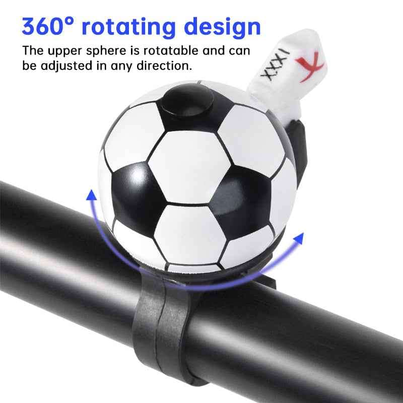 Soccer Ball Copper Bike Bell.