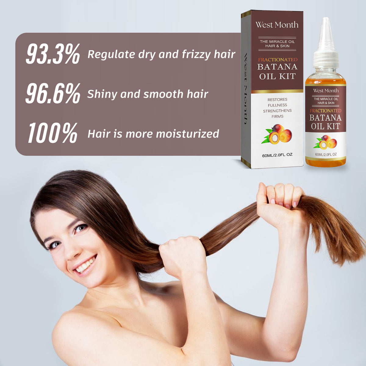 West&Month Batana Hair Care Essential Oil.
