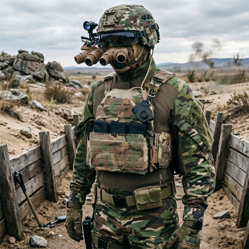 Tactical Plate Carrier Vest – MOLLE SS Style.