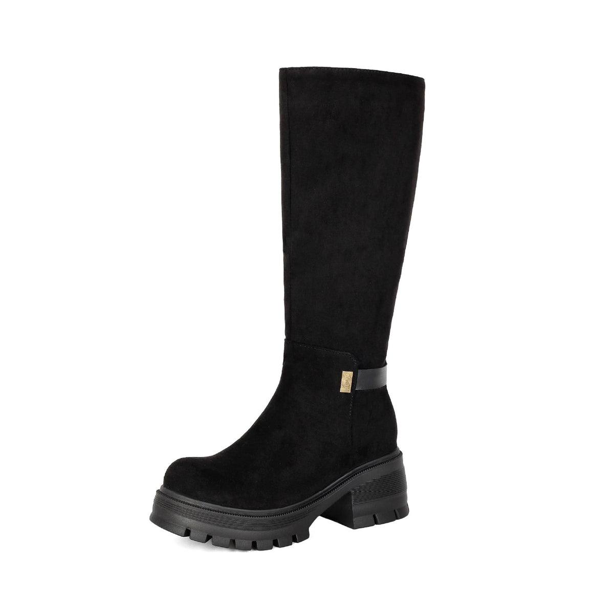 Women's Faux Suede Over-the-Knee Boots.