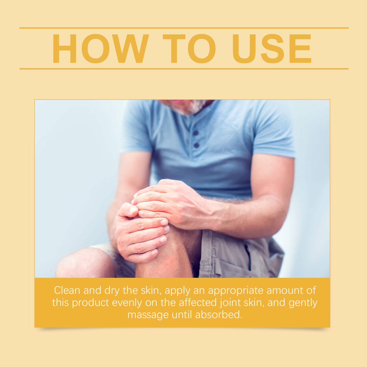 Bee Venom Soothing Joint Massage Cream.