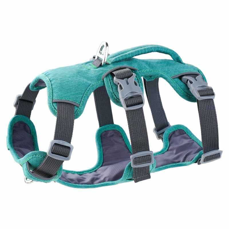 Reflective No-Pull Dog Harness with Control Handle.