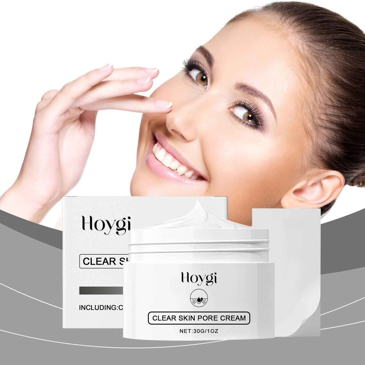 Hoygi Clear Skin Pore Cream – Deep Cleansing & Pore Minimizing (30g).
