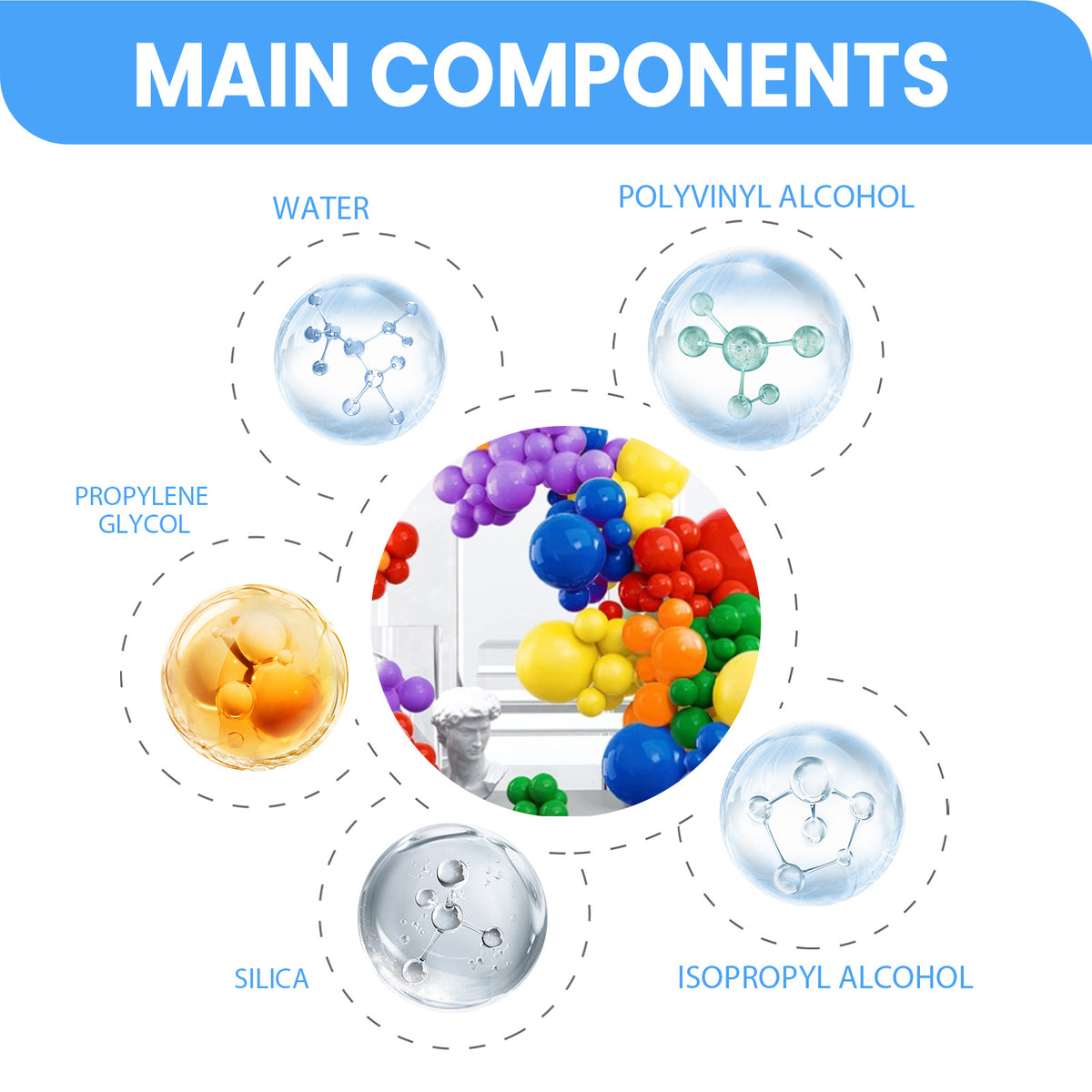 Balloon Shiny Spray, Anti-Oxidation To Maintain The Brightness Of The Balloon Surface Scene Decoration Supplies.