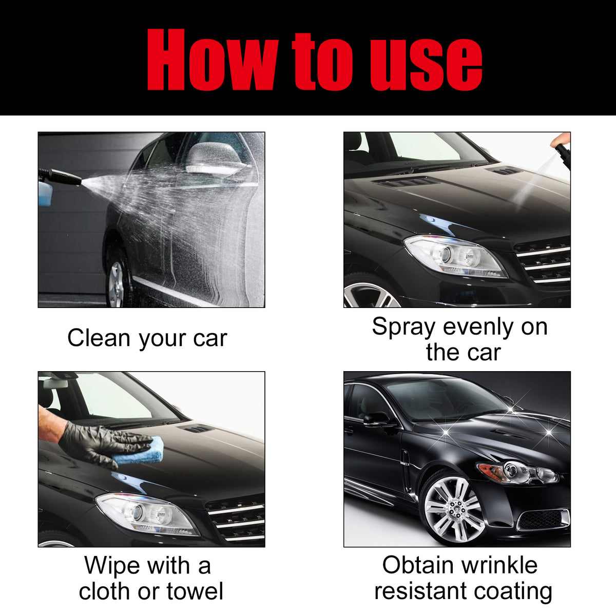 Automotive Quick Coating, Paint Coating Agent Automotive Supplies Liquid Car Wax Coating Coating Sealing Glaze Plating Crystal.