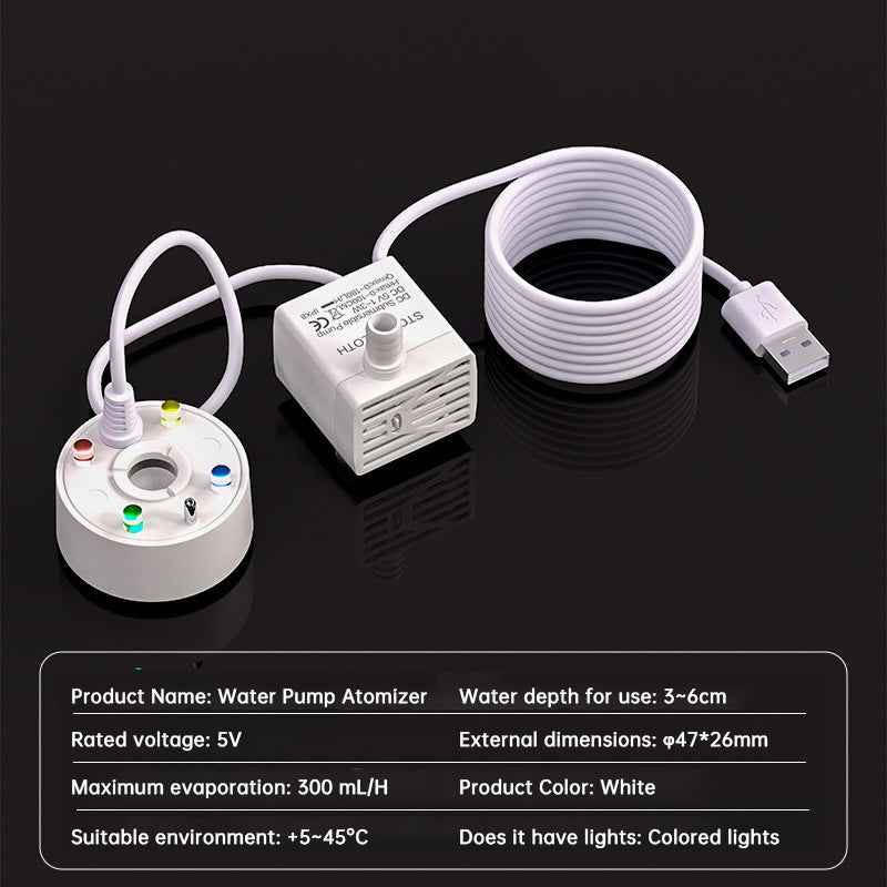 USB Ultrasonic Mist Maker Fogger for Pond & Fountain.