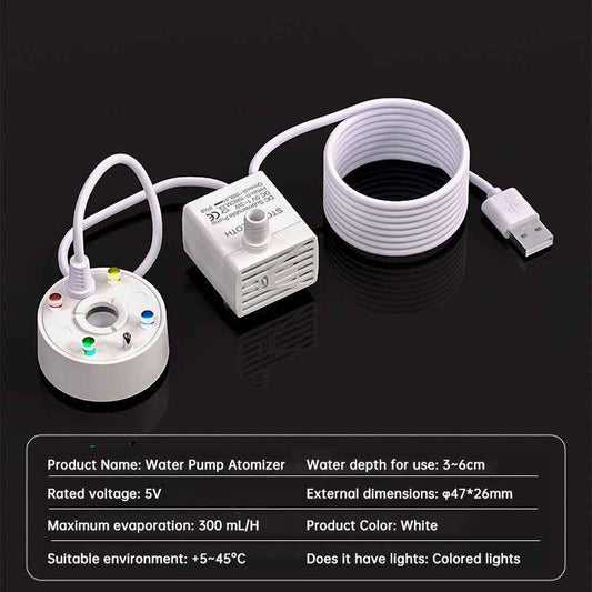 USB Ultrasonic Mist Maker Fogger for Pond & Fountain.
