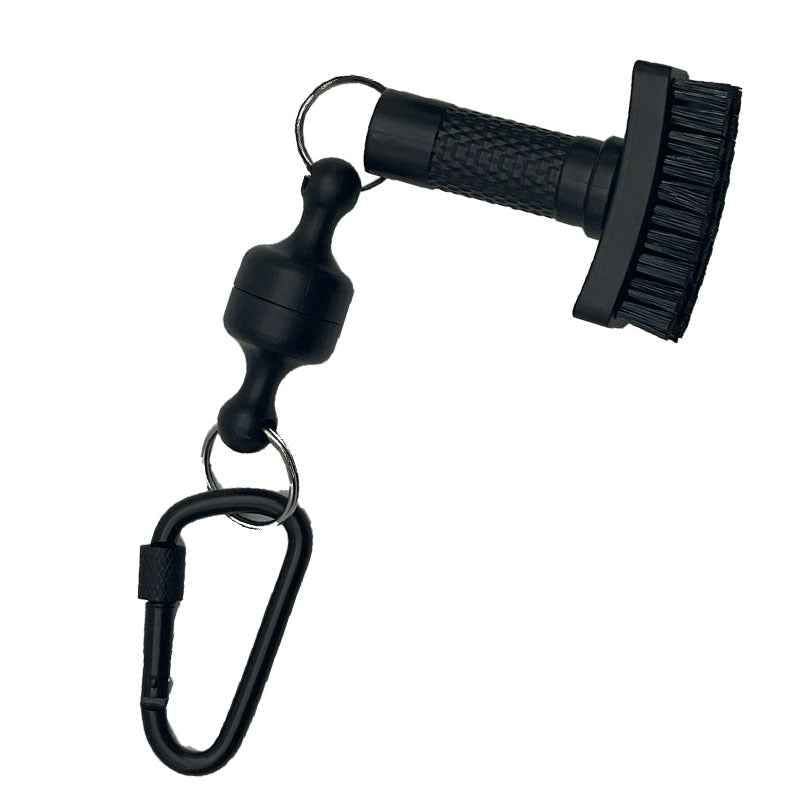 Magnetic Golf Club Brush with Groove Cleaner.