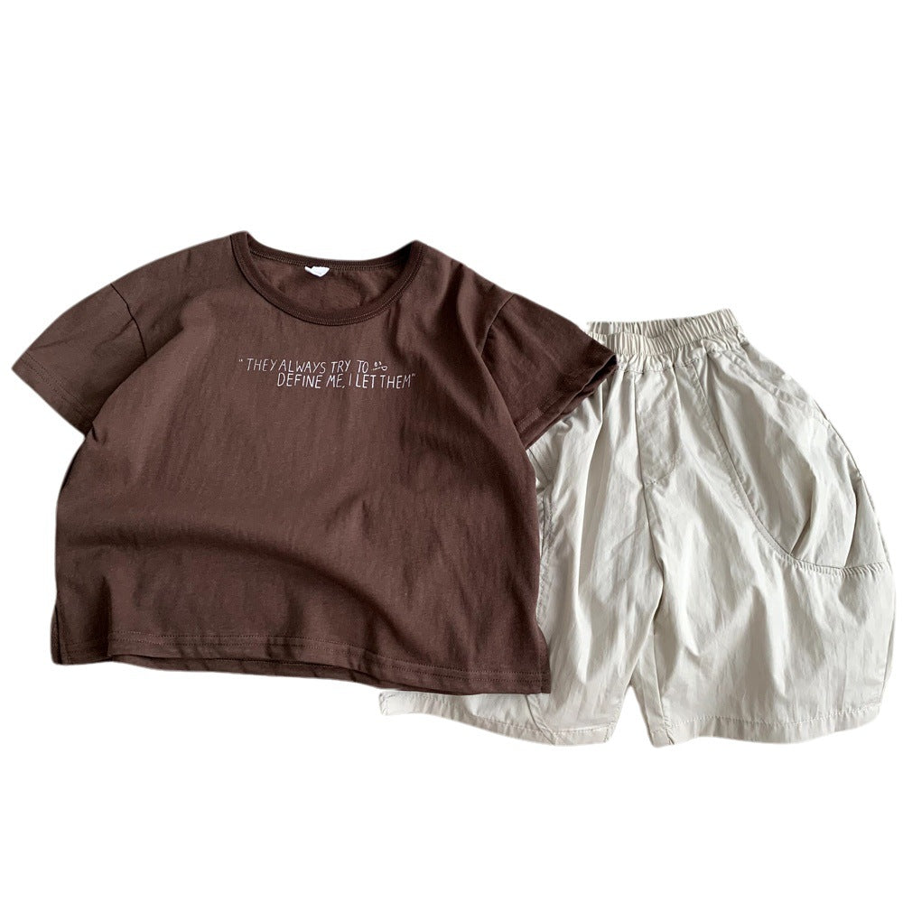 Summer Thin Two-Piece Sportswear Set.