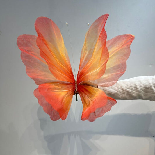 Large Satin Butterfly – Artificial Ceiling Hanging Decor for Weddings, Stage, Parties, and Event Centerpieces